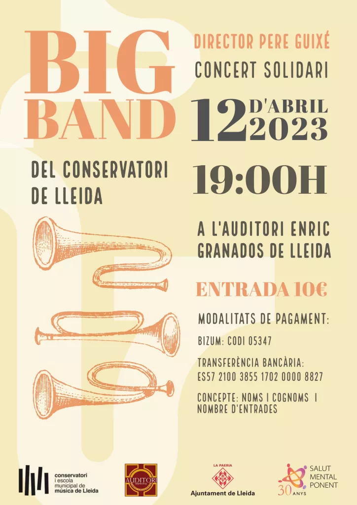 Concert Solidari 30è aniversari Salut Mental Ponent