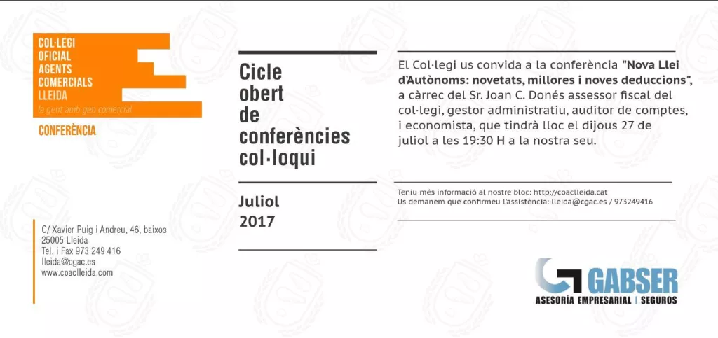 'Nova Llei d’Autònoms'