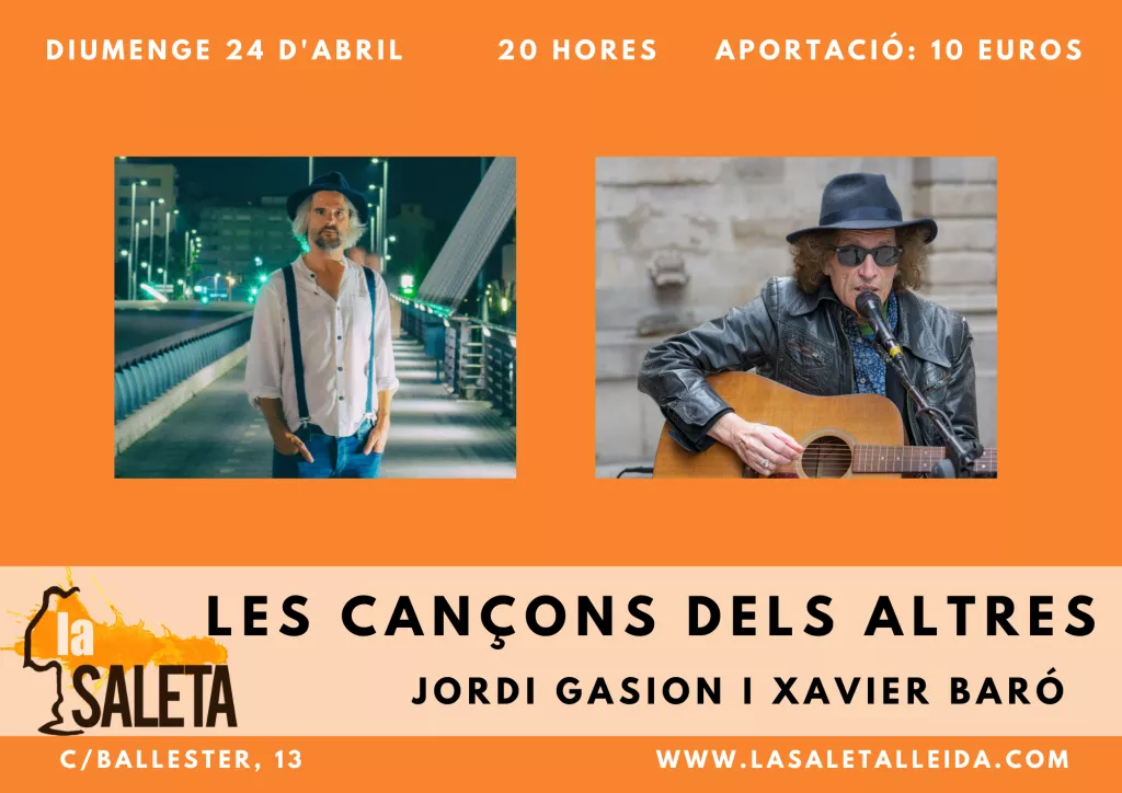 Les Cançons Dels Altres: Jordi Gasion i Xavier Baró