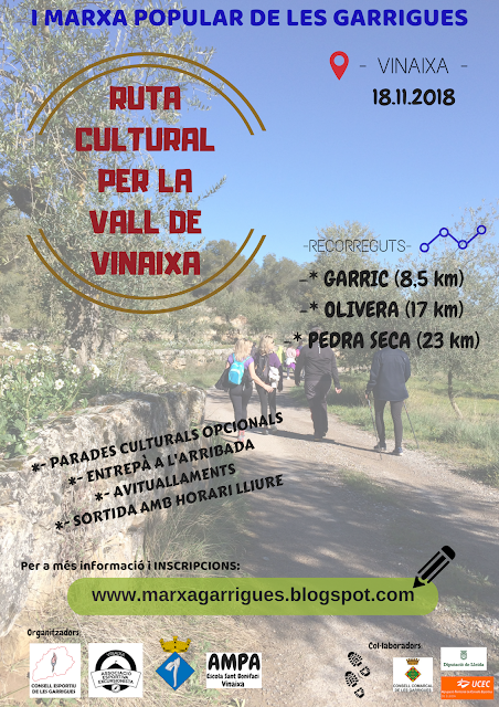 Marxa cultural per la Vall de Vinaixa