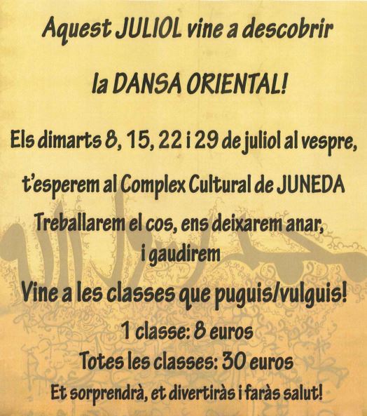 Curs de Dansa Oriental