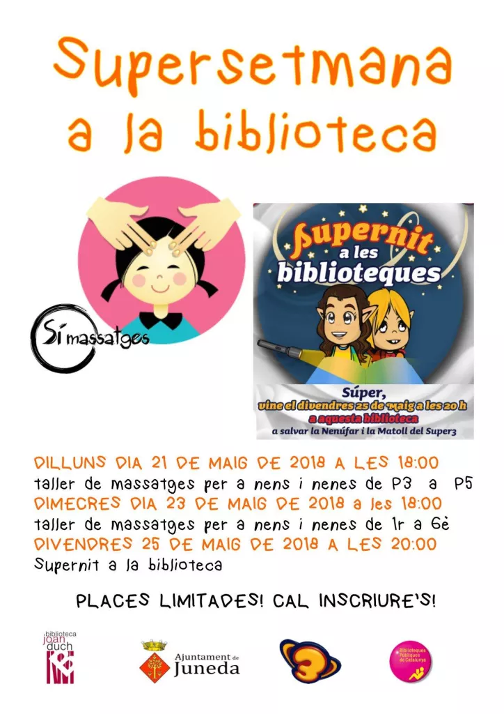 Supernit a la biblioteca
