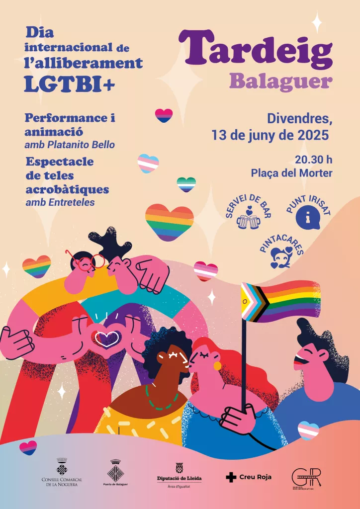 Vespreig per al Dia internacional de l'Alliberament LGTBI+ a Balaguer