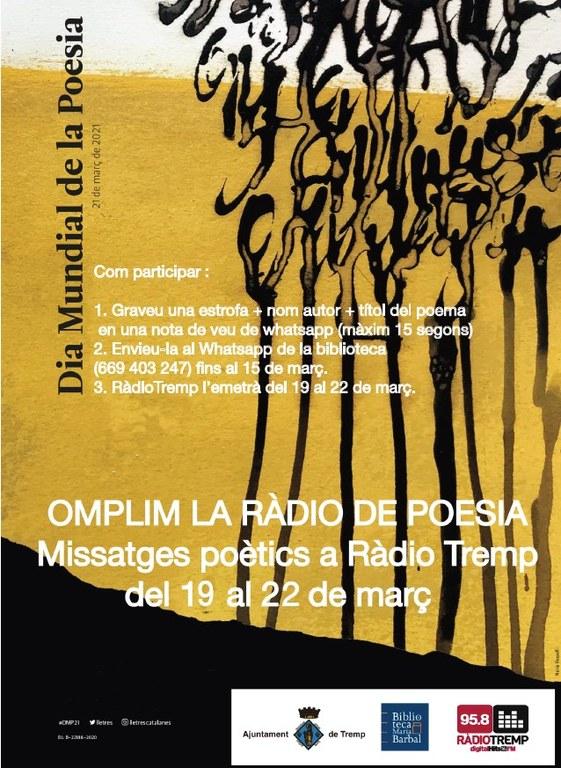 Dia Mundial de la Poesia a Tremp