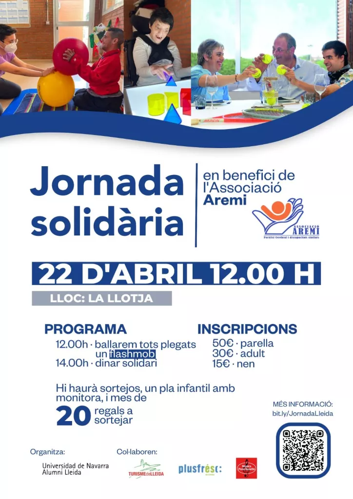 Jornada solidària d'Alumni Lleida en benefici de l'Associació Aremi
