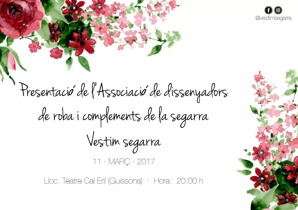 Associació de dissenyadors de roba i complements de la Segarra