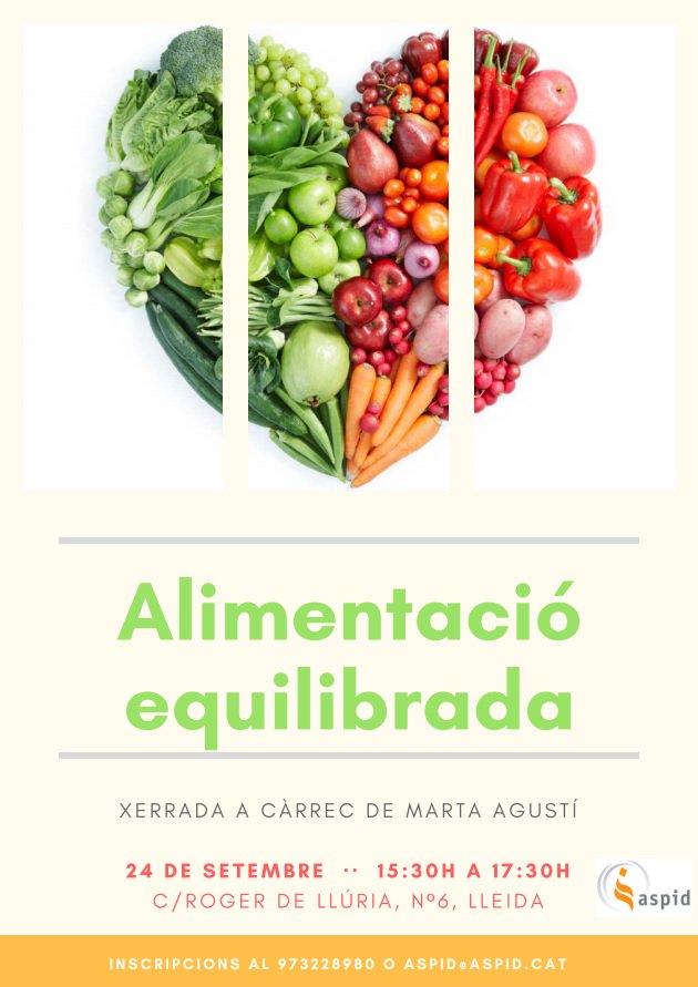 Xerrada: 'Alimentació equilibrada'