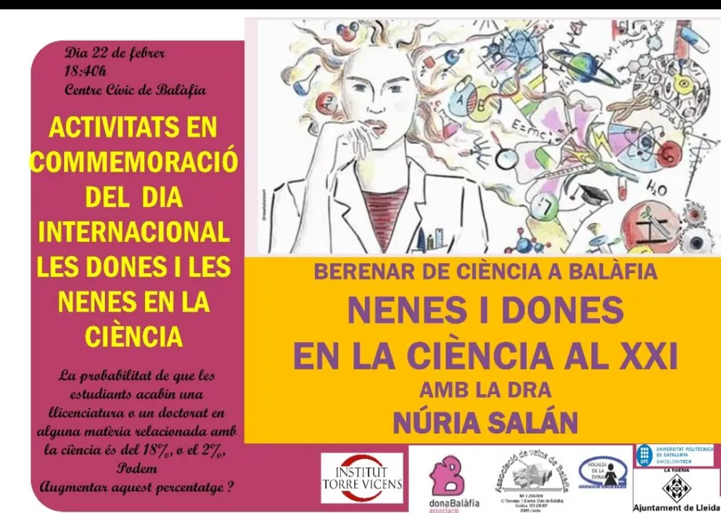 Berenar de ciència: Nenes i dones en la ciència al segle XXI