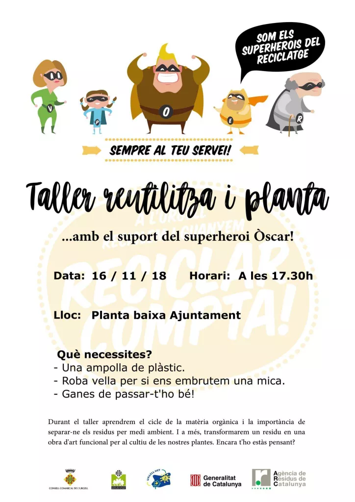Taller reutilitza i planta