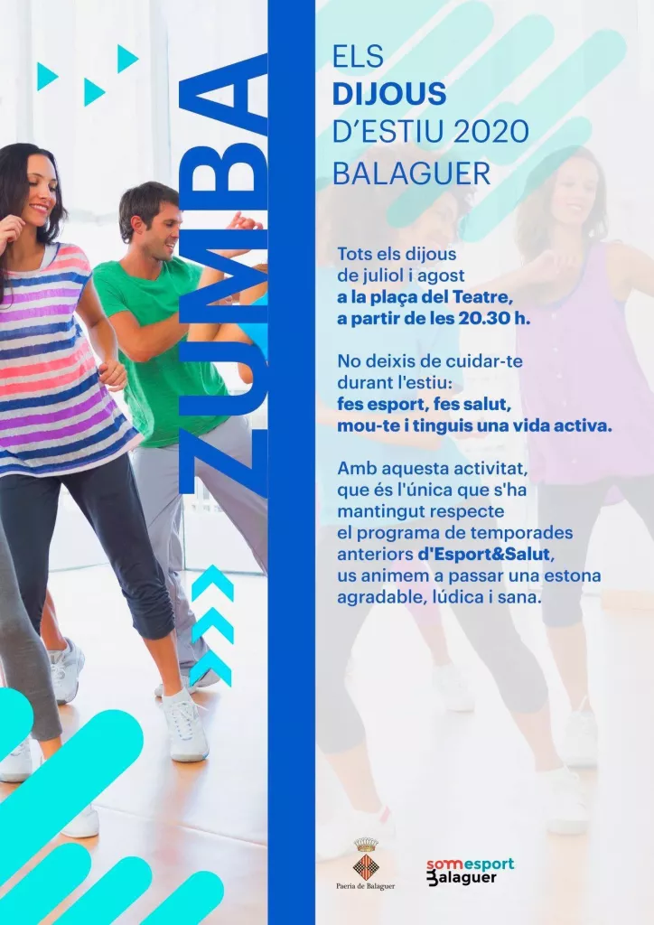 Música i tapes, Monòlegs, Zumba i Cinema a la fresca a Balaguer