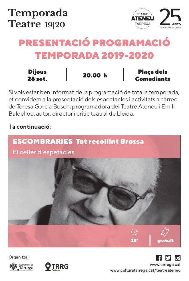 Escombraries – Tot recollint Brossa