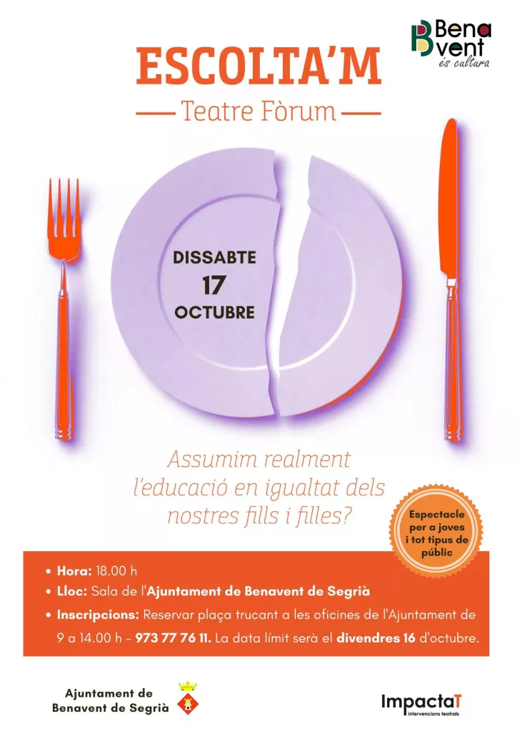 Escolta'm - Teatre Fòrum
