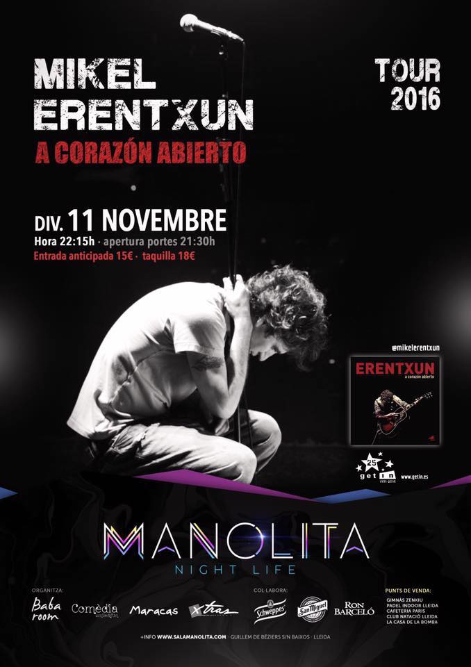Mikel Erentxun en concert
