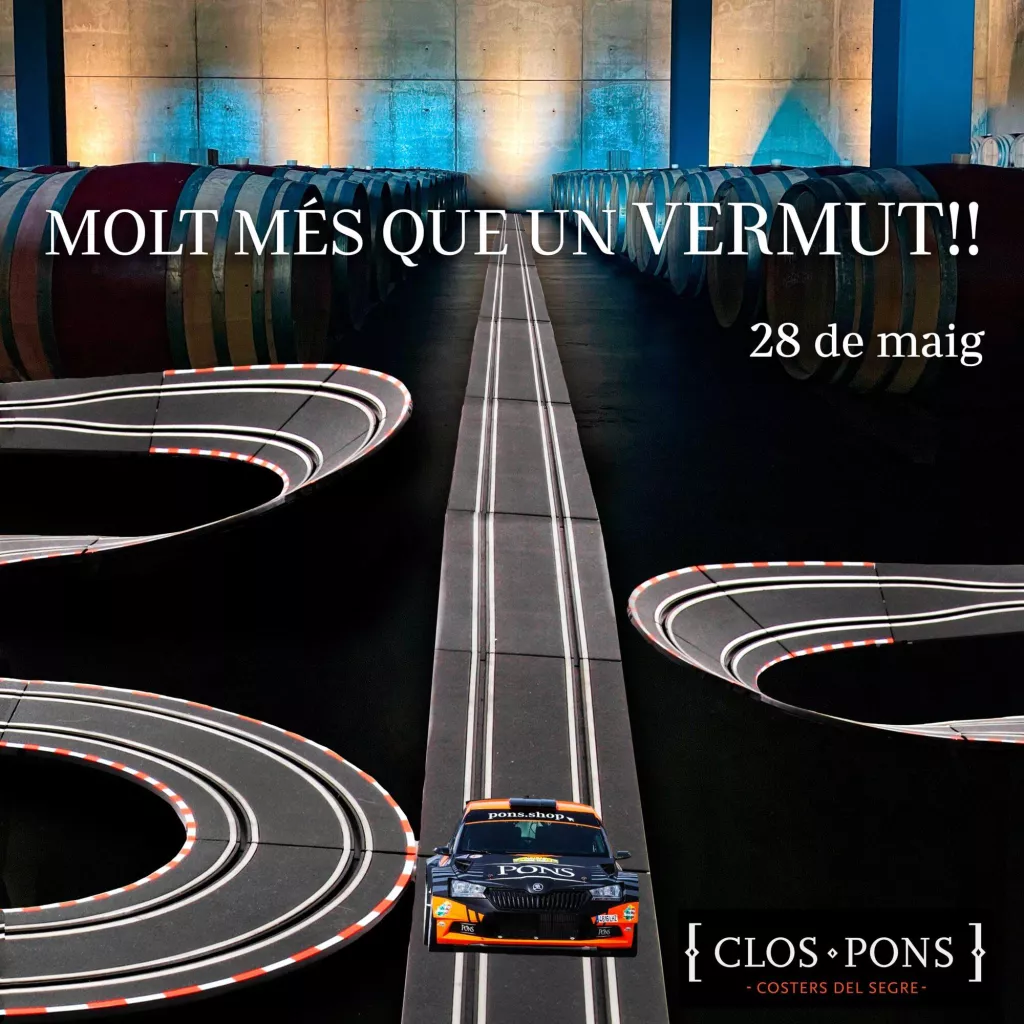 Vermut nonstop + Scalextric +Dinar + DJ a Clos Pons