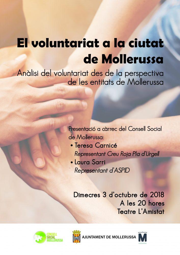 Presentació de l'estudi:' El voluntariat a Mollerussa'