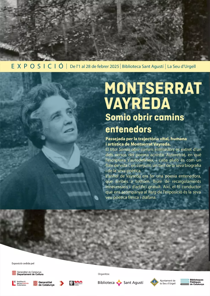 Exposició "Montserrat Vayreda: somio obrir camins entenedors"