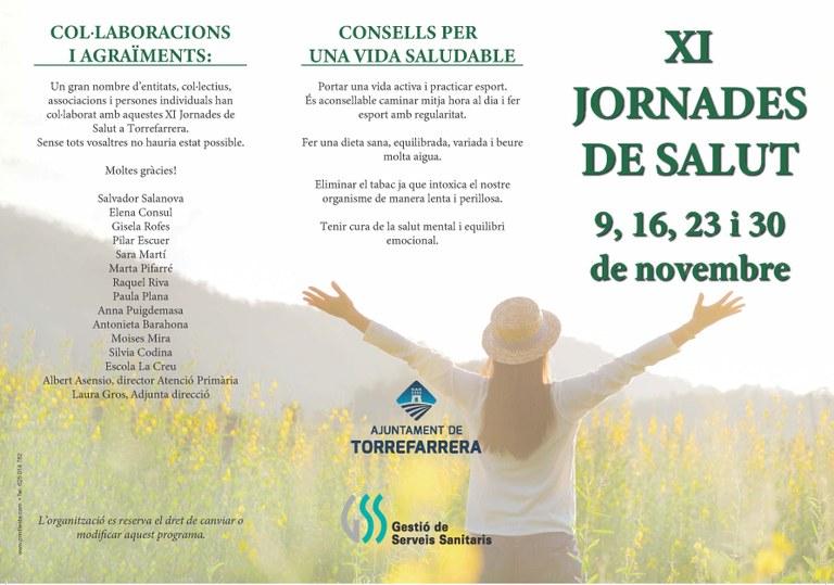 XI Jornades de Salut - Torrefarrera