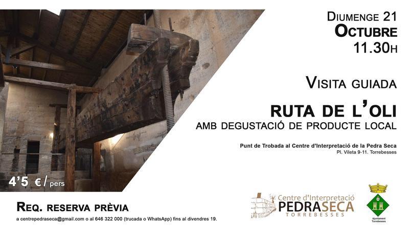 Ruta guiada de l'oli amb degustació de productes locals