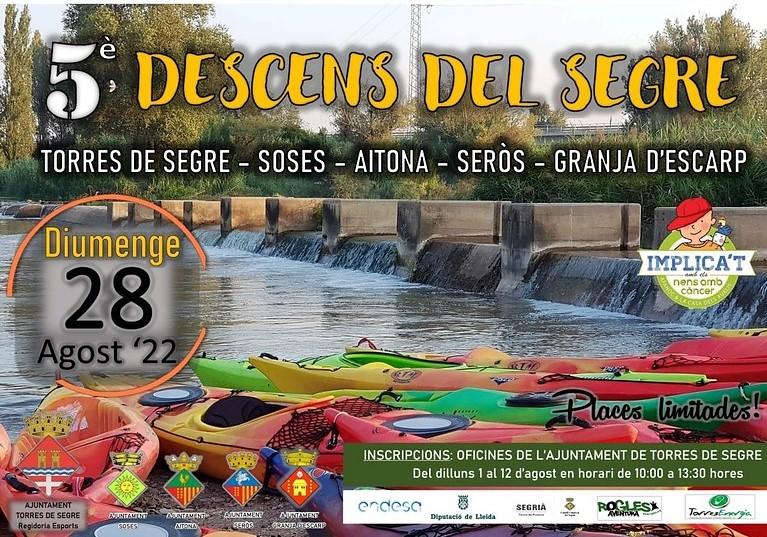 Descens en piragua pel riu Segre
