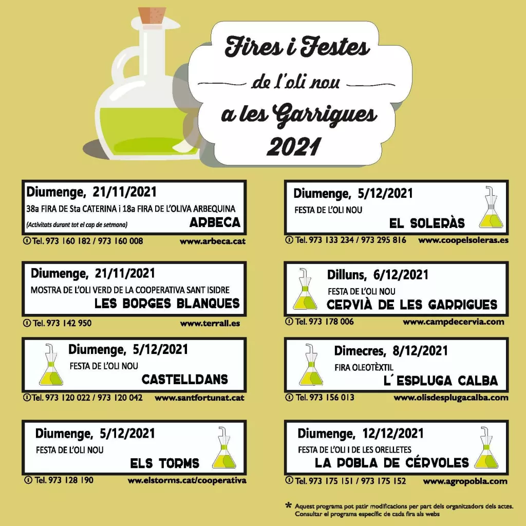 Festa de l'Oli Nou | El Soleràs