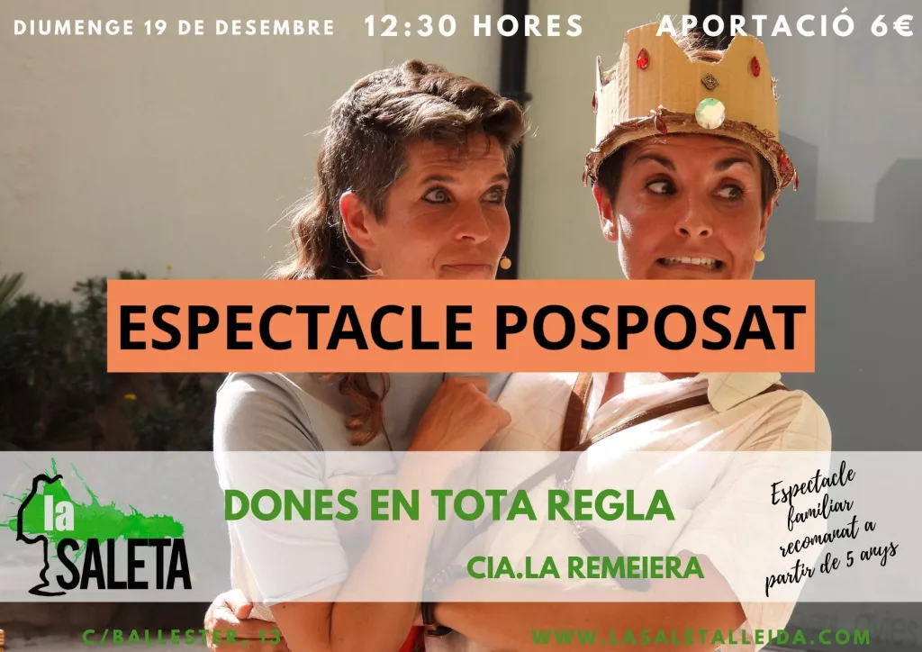 Dones en tota regla - Cia. La Remeiera