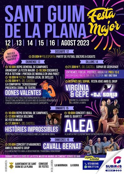 Festa Major de Sant Guim de la Plana