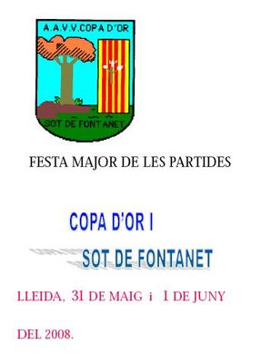 Festa Major de les partides de la Copa d'Or i Sot de Fontanet