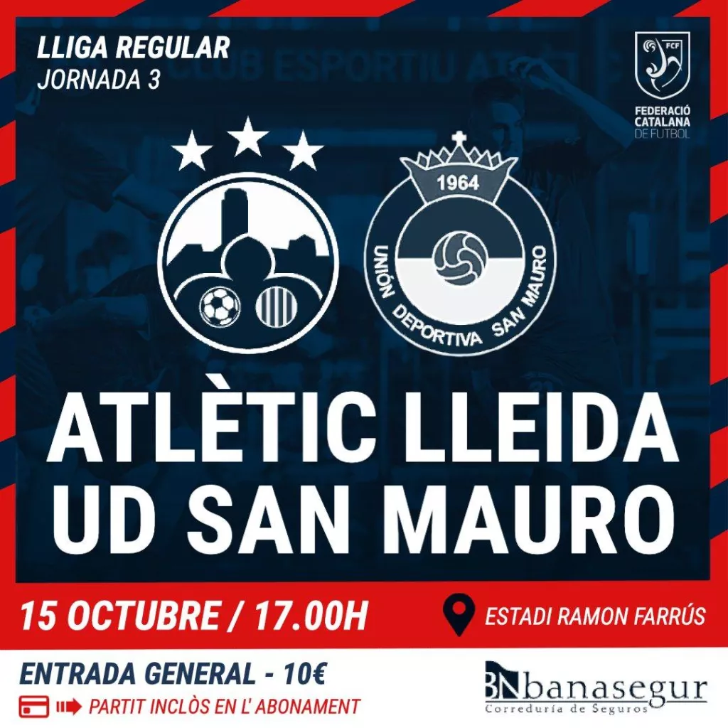 Atlètic Lleida - UD San Mauro
