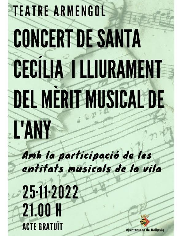 Concert de Santa Cecília a Bellpuig