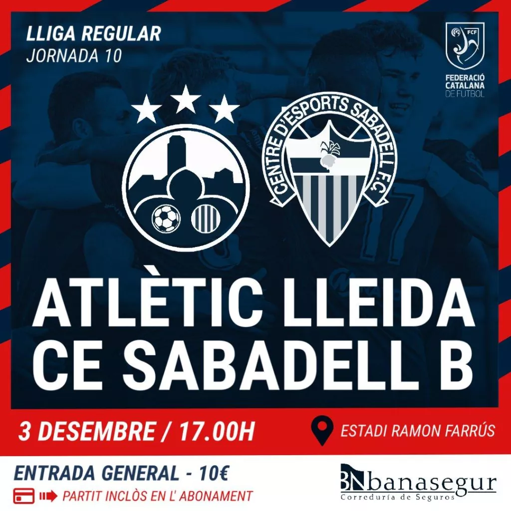 Atlètic Lleida - CE Sabadell B