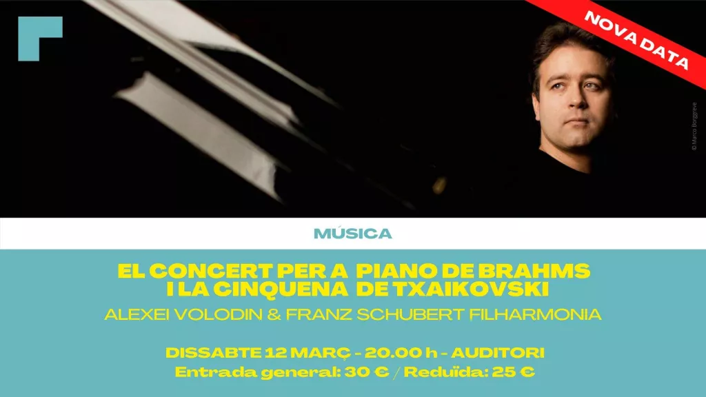 Concert per a piano de Brahms i 5a de Txaikovski - Alexei Volodin & Franz Schubert Filharmonia
