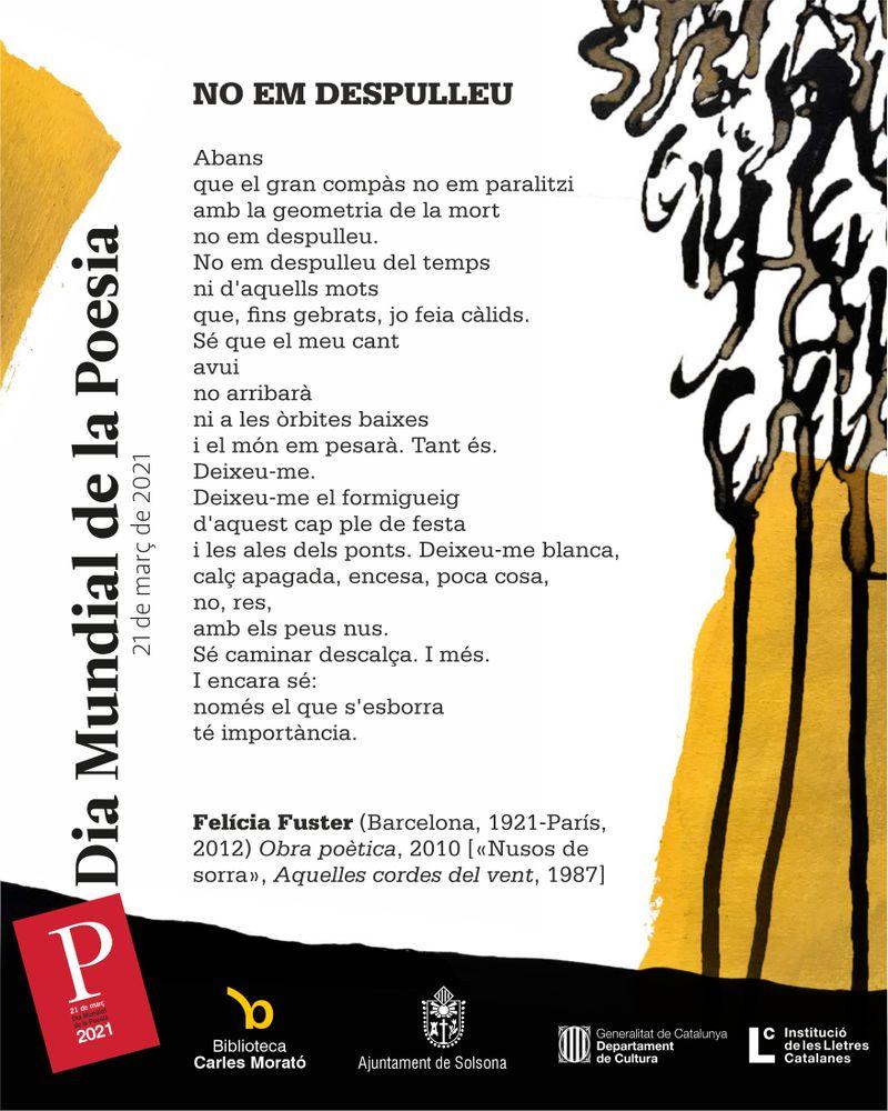 Dia Mundial de la Poesia a Solsona