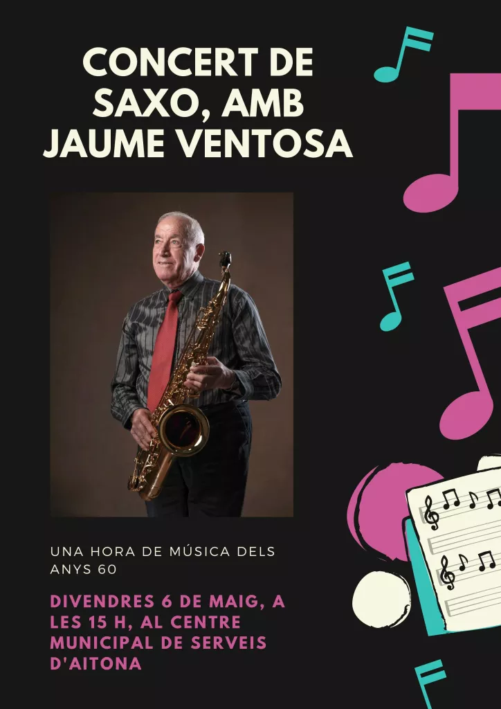 Concert de saxo amb Jaume Ventosa