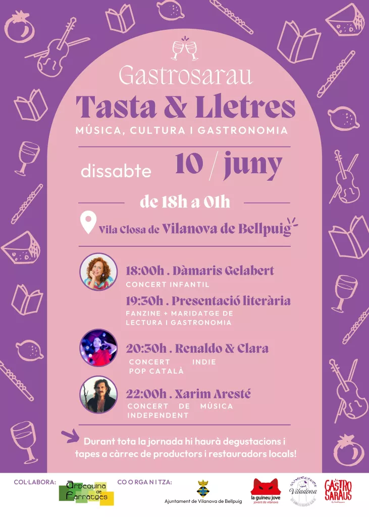 'Gastrosarau' Tasta & Lletres