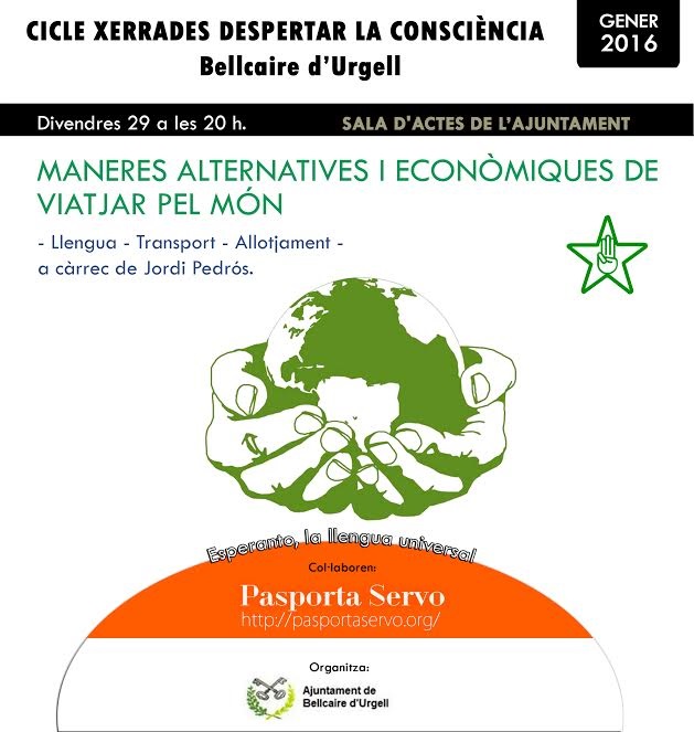 Xerrada 'Maneres alternatives i econòmiques de viatjar pel món'