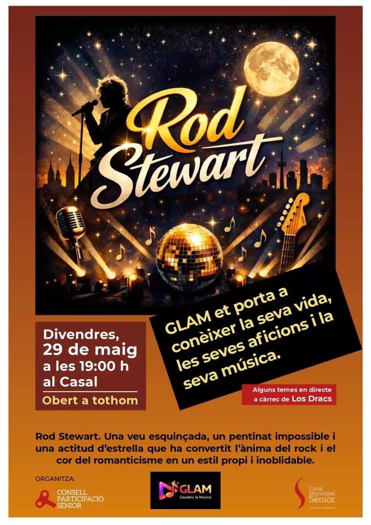 Rod Stewart al Casal Municipal Sènior de Mollerussa