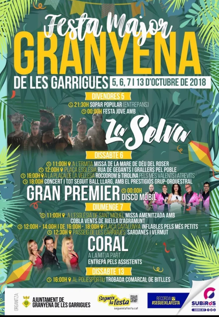 Festa major de Granyena de les Garrigues