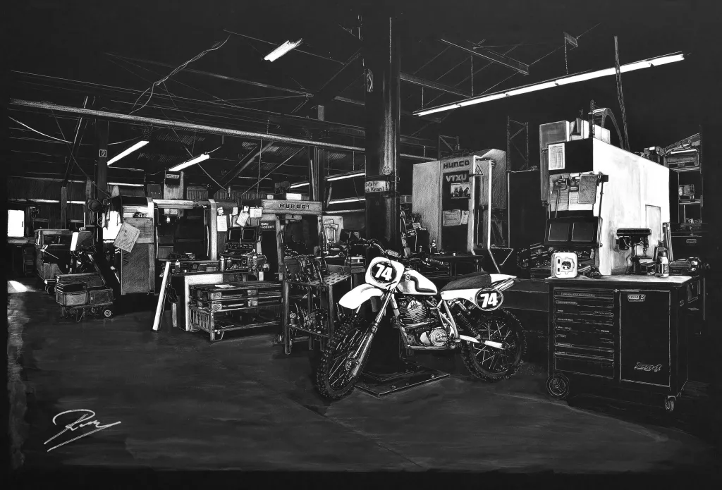 Motorcycle art | Raúl Contreras
