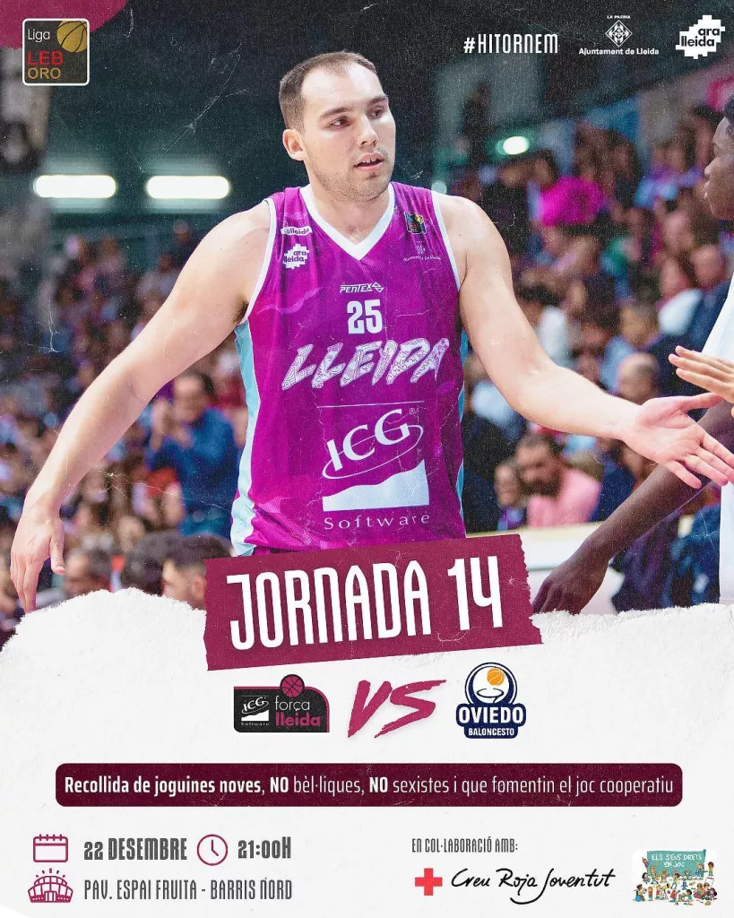ICG Força Lleida - Alimerka Oviedo Baloncesto