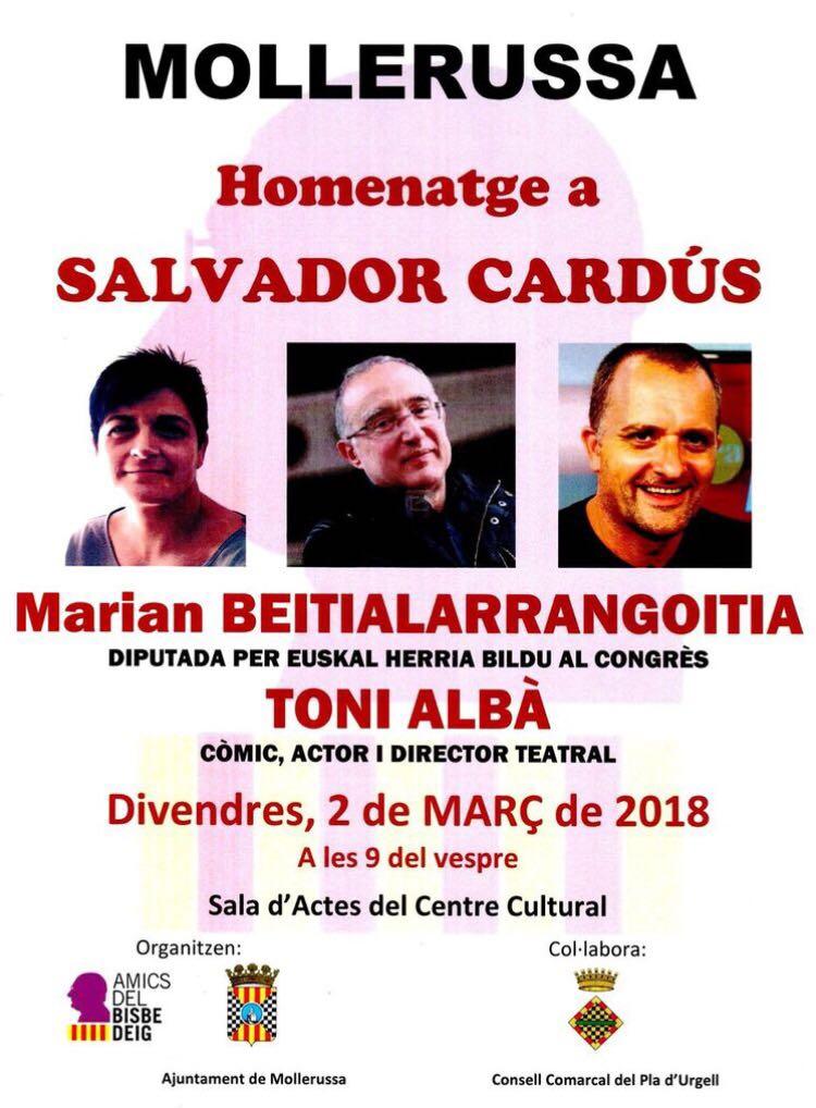 Homenatge a Salvador Cardús