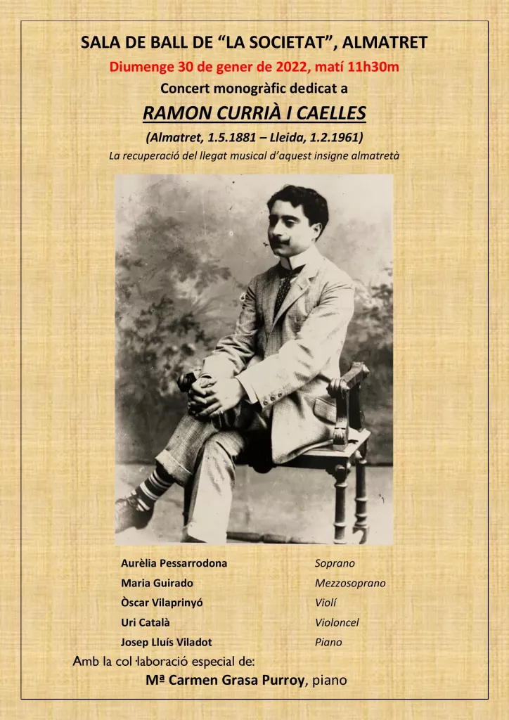 Concert homenatge a Ramon Currià
