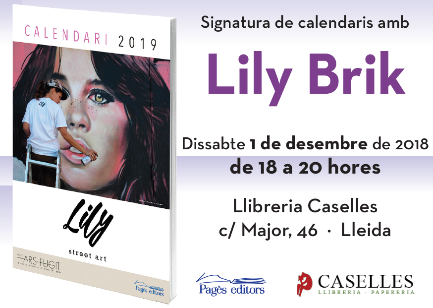 Signatura de calendaris amb Lily Brick