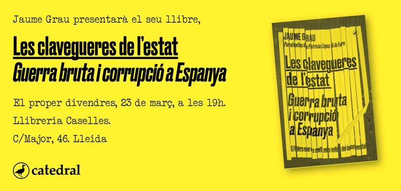Presentació del llibre: "Les clavegueres de l'Estat: Guerra bruta i corrupció a Espanya"