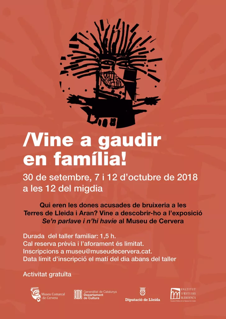 Taller familiar sobre l'exposició: "Se'n parlave i n'hi havie"