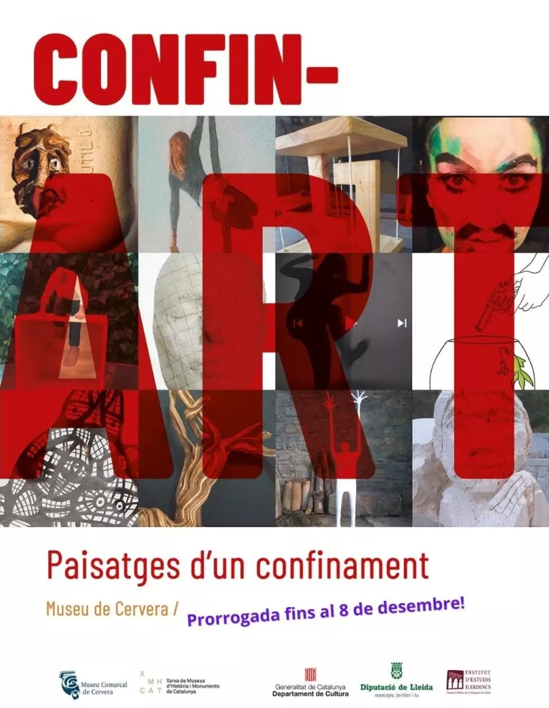 Cartell Exposició Confin-Art. Paisatges d'un confinament