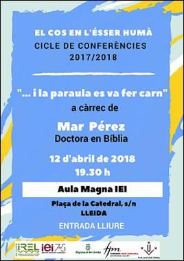 Conferència: "...i la paraula es va fer carn"
