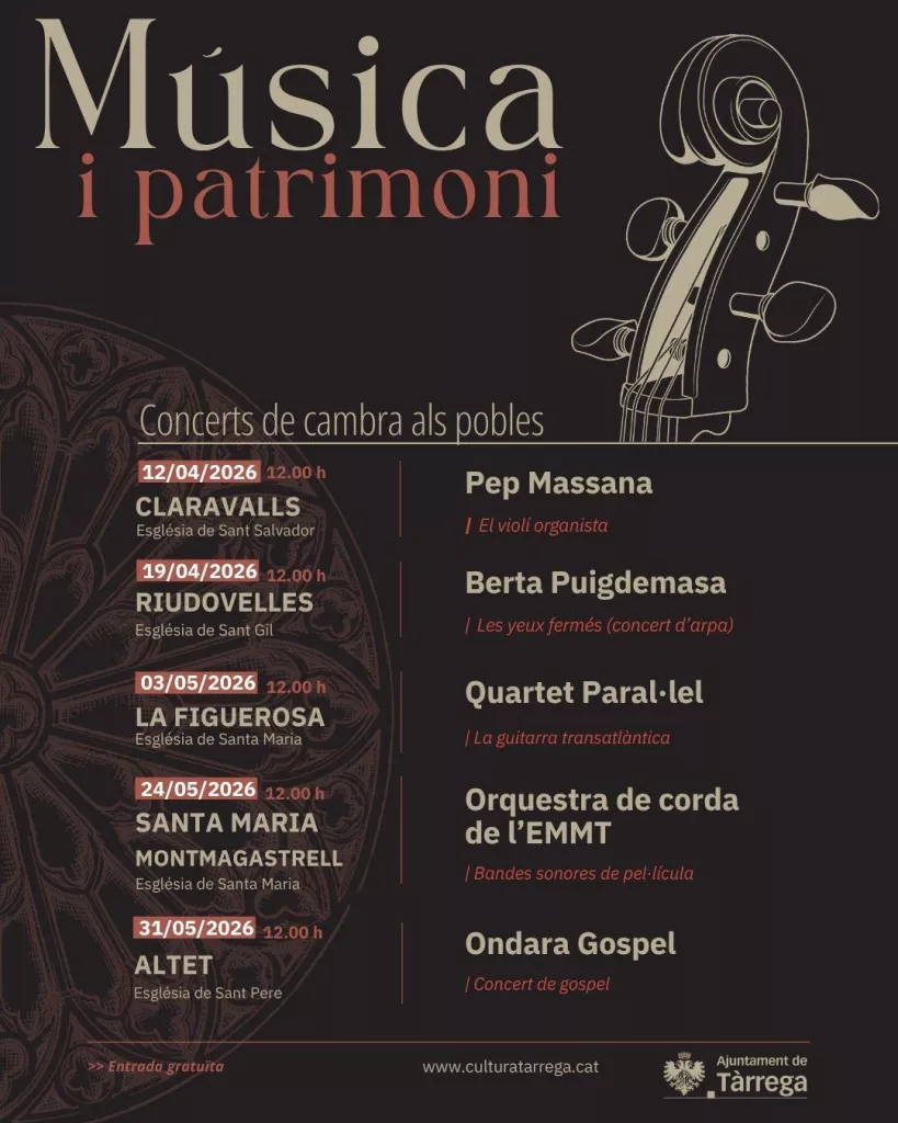 Cicle de concerts de cambra als pobles "Música i patrimoni": Pep Massana