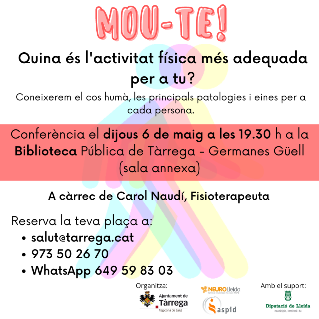 'Mou-te! Quina és l'activitat física més adequada per a tu?'
