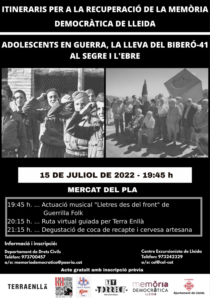 La lleva del biberó-41 al Segre i l’Ebre