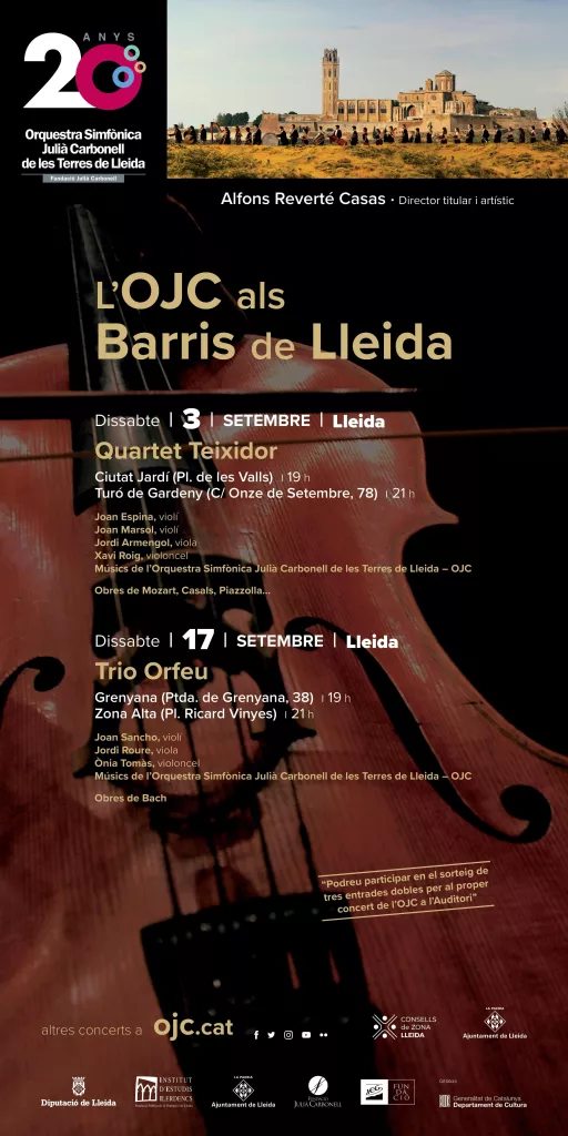 4ª edició del cicle l’Orquestra Julià Carbonell als barris